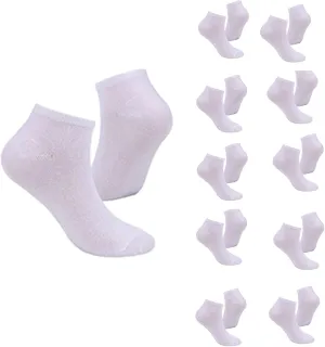 10 Pairs Mens Womens Solid Color Ankle Athletic Running Socks Thin Low Cut No Show Solid Casual Socks