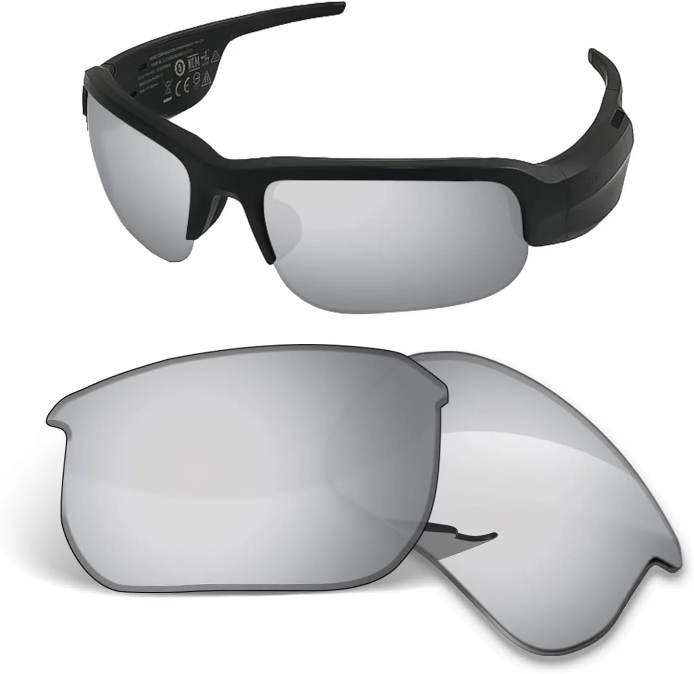 1.5MM Replacement Lenses Compatible With BOSE Tempo BMD0010 Sunglasses, Anti-Scratch and Impact Resistant