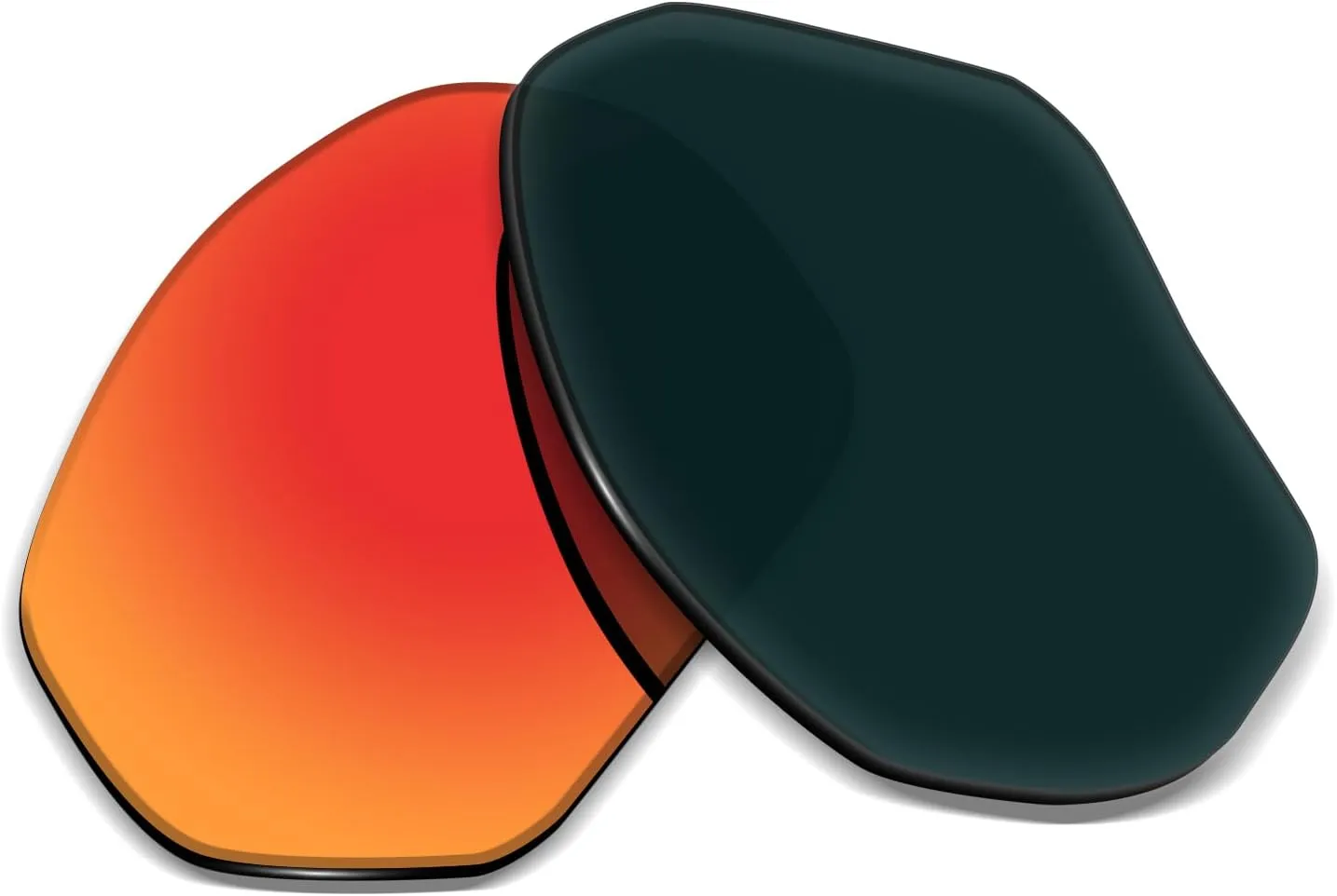 1.5MM Replacement Lenses Compatible With Oakley Plazma OO9019 Sunglasses, Anti-Scratch and Impact Resistant