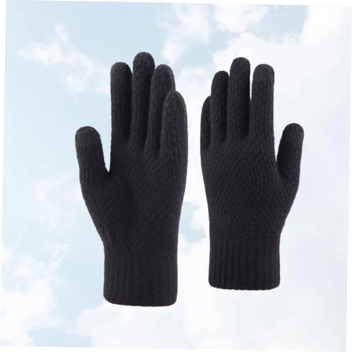 2 Pairs Men Touchscreen Fingers Gloves Winter Touch Gloves Male Gloves Winter Glove Touching Gloves Warm