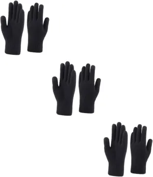 2 Pairs Men Touchscreen Fingers Gloves Winter Touch Gloves Male Gloves Winter Glove Touching Gloves Warm
