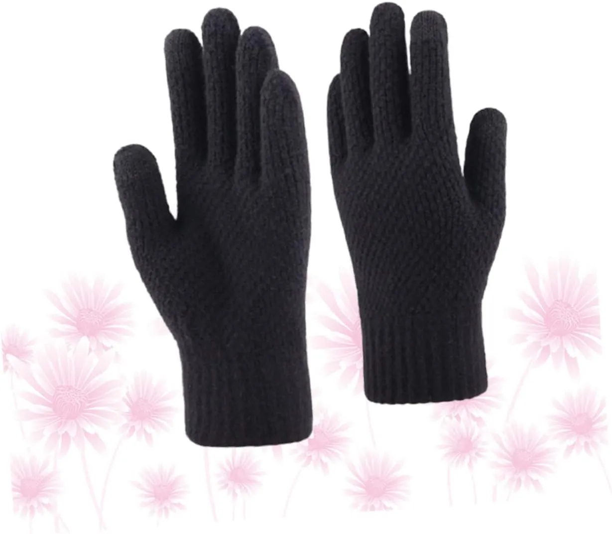 2 Pairs Men Touchscreen Fingers Gloves Winter Touch Gloves Male Gloves Winter Glove Touching Gloves Warm