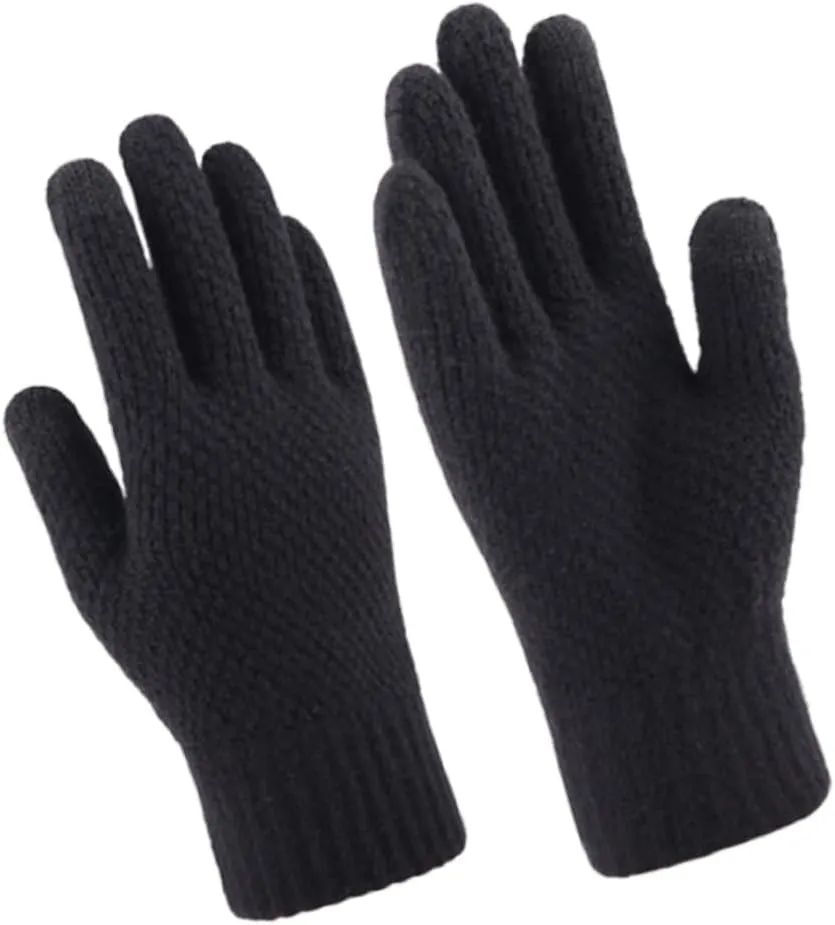 2 Pairs Men Touchscreen Fingers Gloves Winter Touch Gloves Male Gloves Winter Glove Touching Gloves Warm