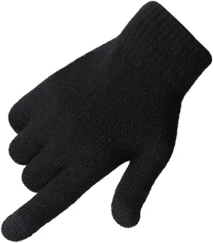 2pcs Waterproof Biker Gloves Thick Knitted Gloves Motorbike Gloves Off Road Riding Gloves Men s Knitted