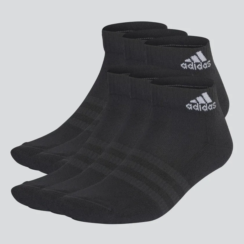 ADIDAS CUSHIONED SPORTSWEAR ANKLE SOCKS 6 PAIRS - IC1291