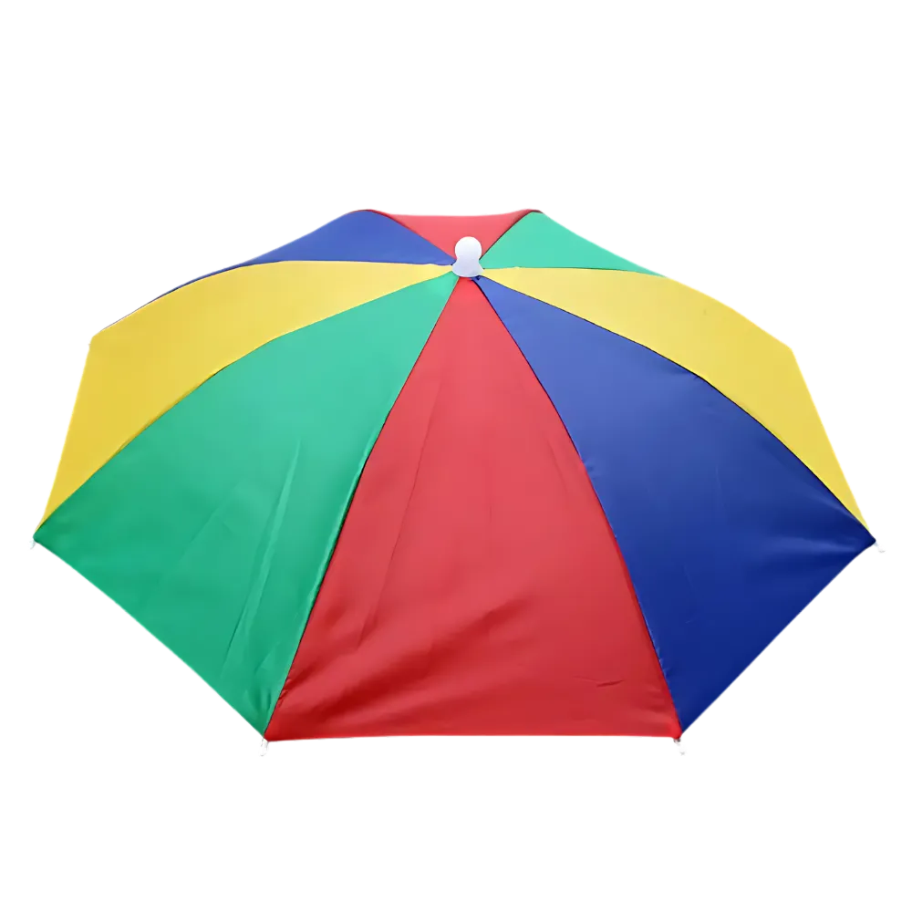 Adjustable Hand-Free Umbrella Hat