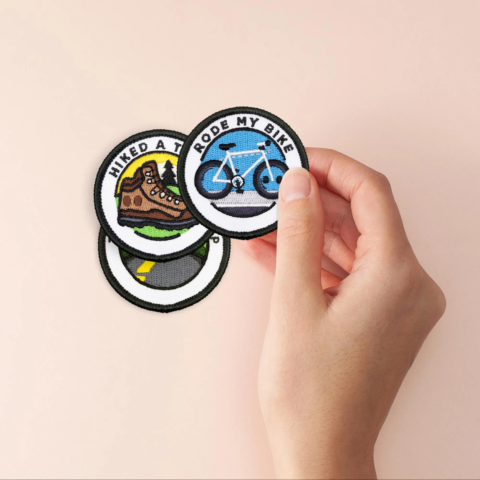 Adulting Merit Badge Embroidered Iron-On Patches (Outdoors - Set 2)
