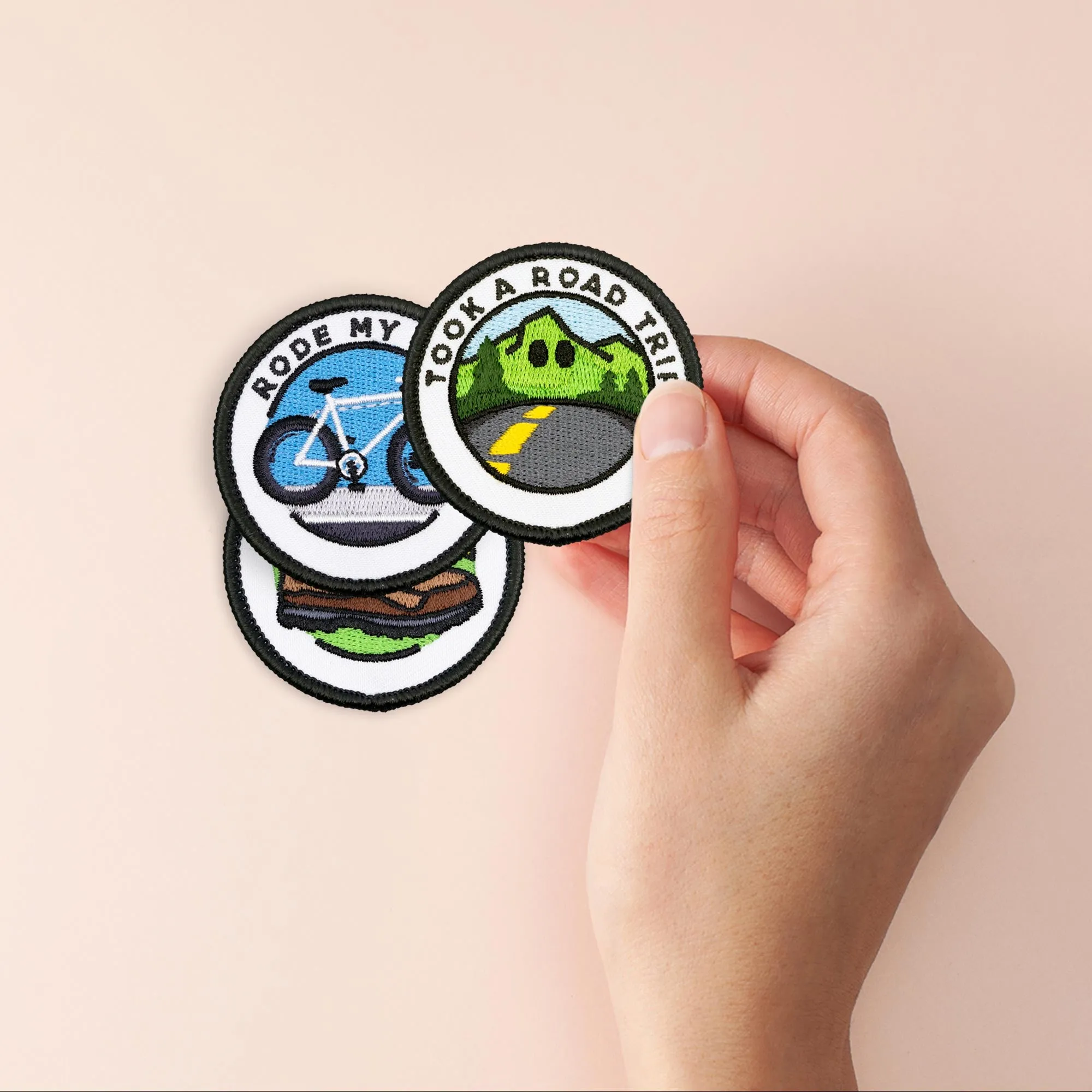Adulting Merit Badge Embroidered Iron-On Patches (Outdoors - Set 2)