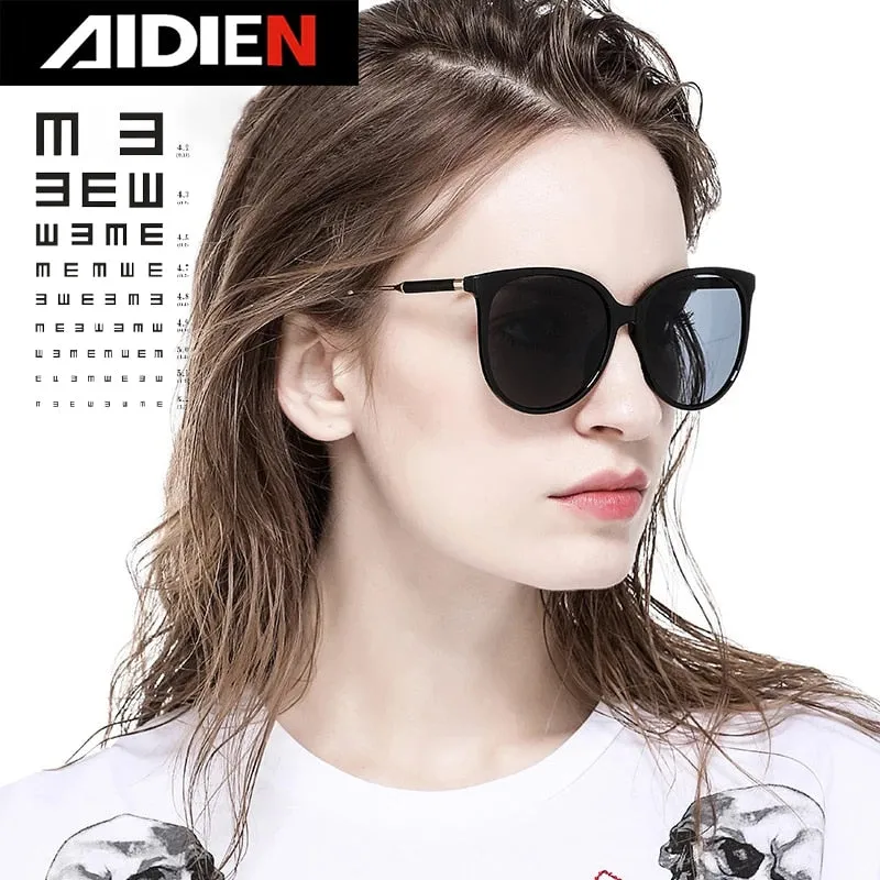 Aidien Women‘ s Full Rim Polycarbonate Oval Reading Glasses Sunglasses B350