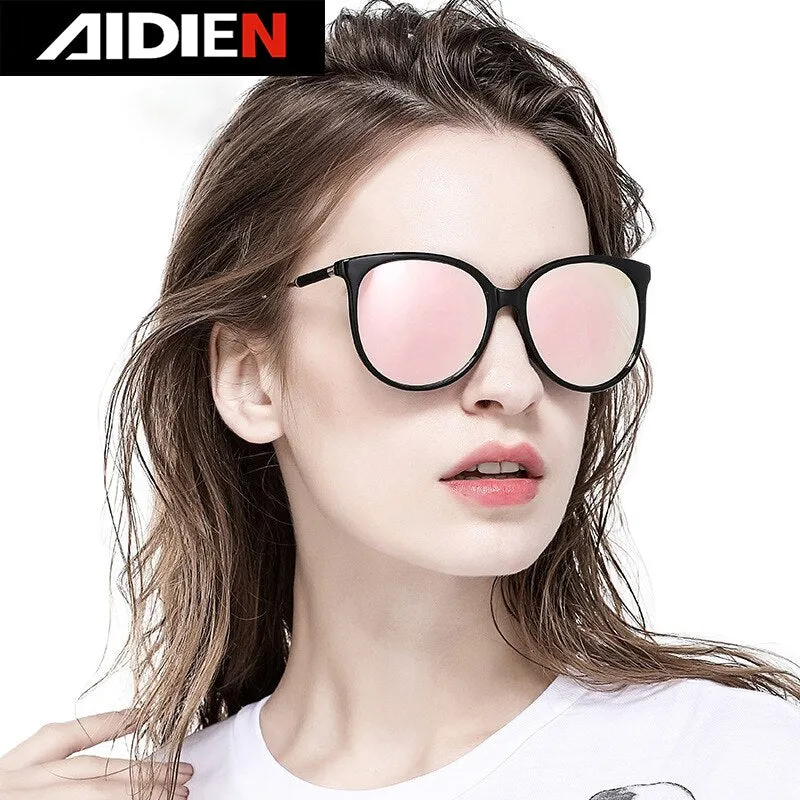 Aidien Women‘ s Full Rim Polycarbonate Oval Reading Glasses Sunglasses B350