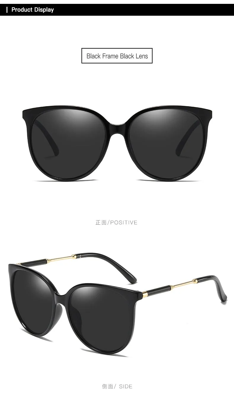 Aidien Women‘ s Full Rim Polycarbonate Oval Reading Glasses Sunglasses B350