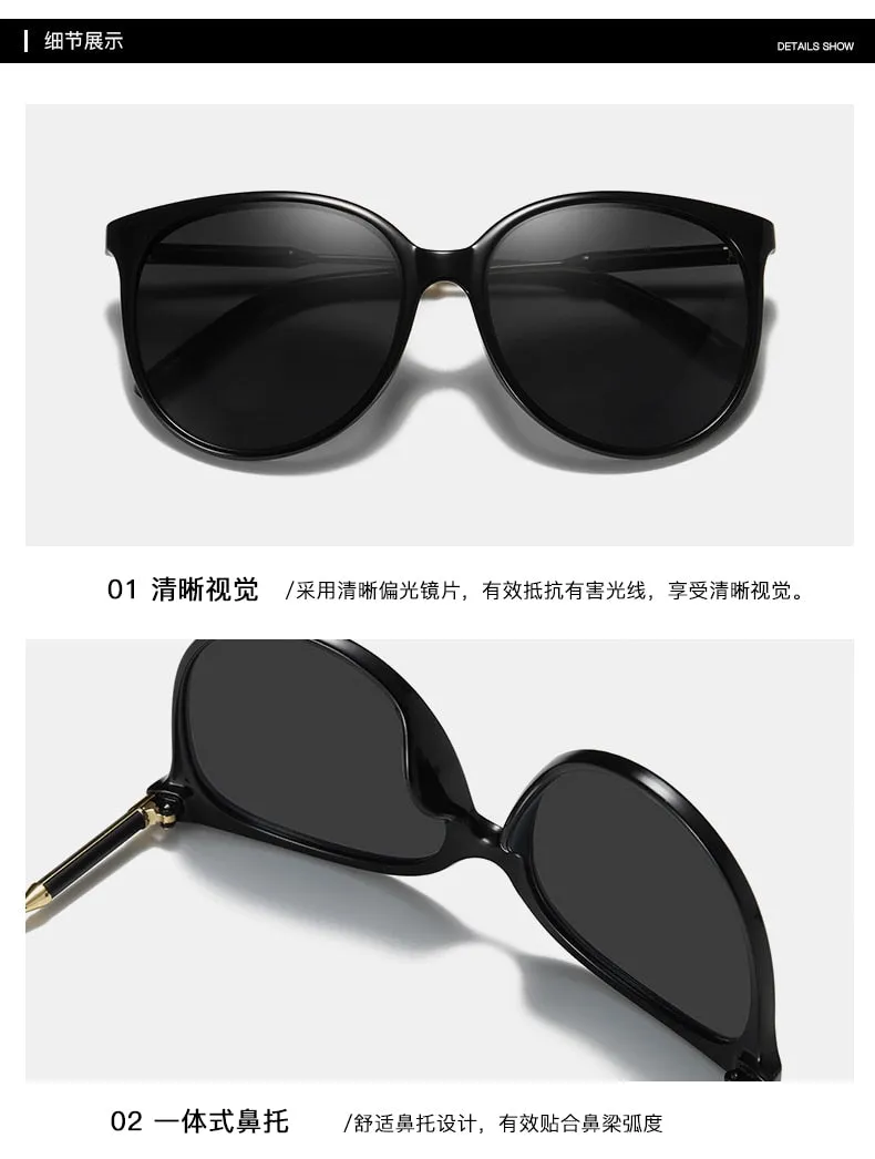 Aidien Women‘ s Full Rim Polycarbonate Oval Reading Glasses Sunglasses B350