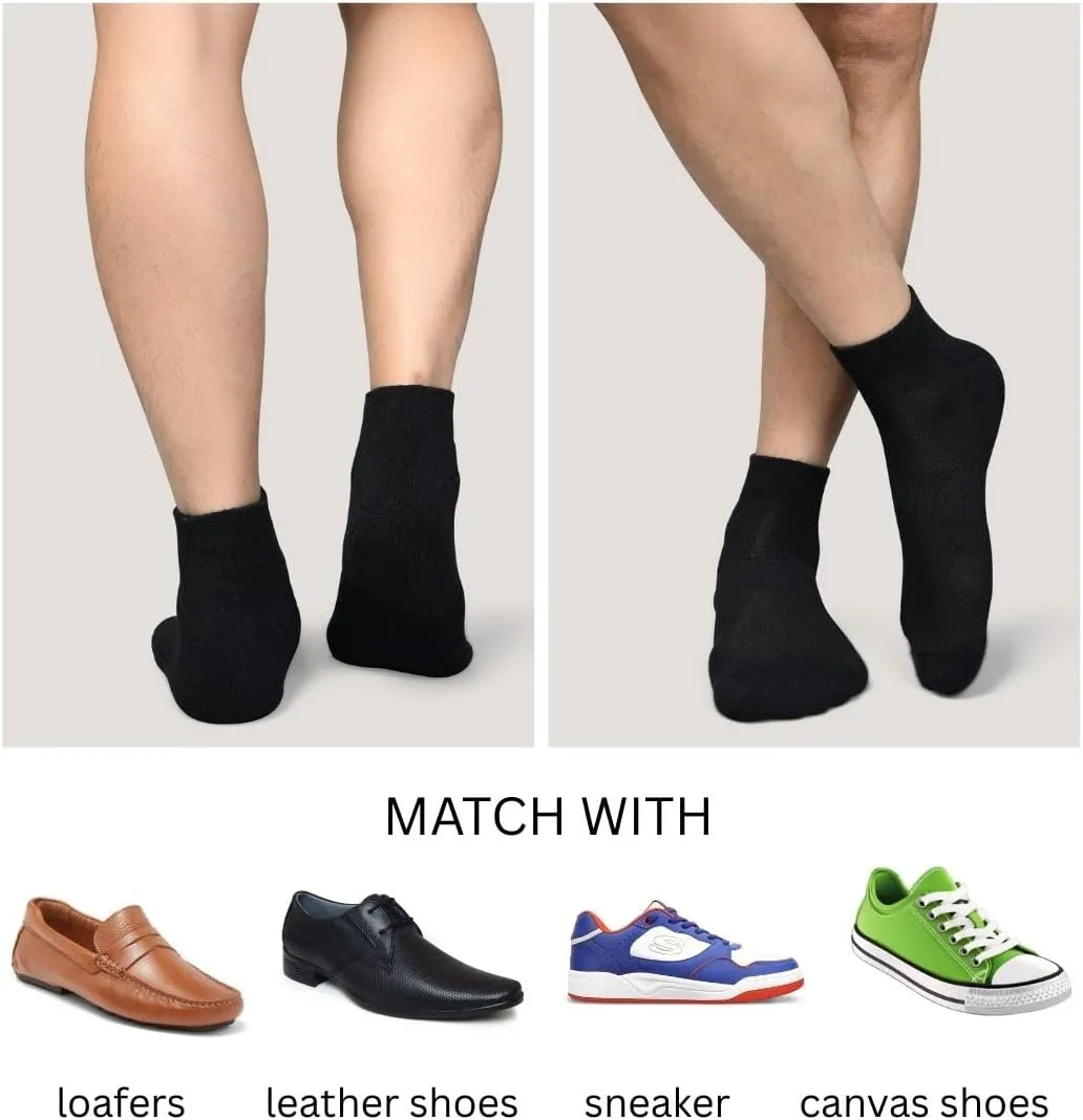 AJ DEZINES 3 Pack Womens Ankle Socks Cushioned Low Cut Athletic Sports Breathable Casual Socks