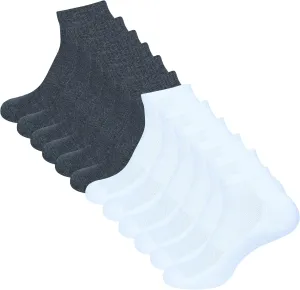 AJ DEZINES 6 Pack Womens Ankle Socks Cushioned Low Cut Athletic Sports Breathable Casual Socks