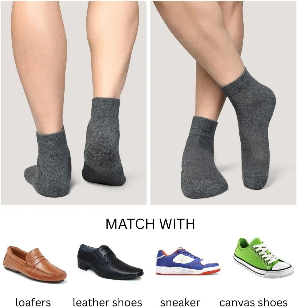 AJ DEZINES 6 Pack Womens Ankle Socks Cushioned Low Cut Athletic Sports Breathable Casual Socks