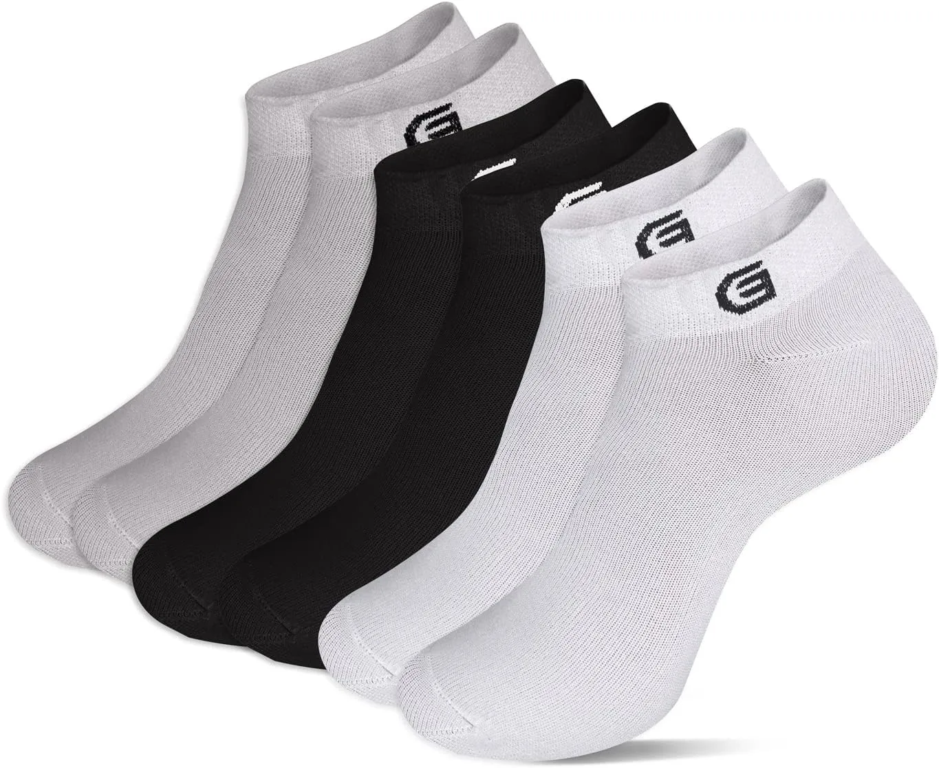 ALAM Athletic Socks for Women's, Low Cut Premium Cotton Plain Casual Socks, Thick Cushion Ankle Sports Socks, Non Slip Cotton Socks No Show Socks, 6 pair of pack, Multicolor