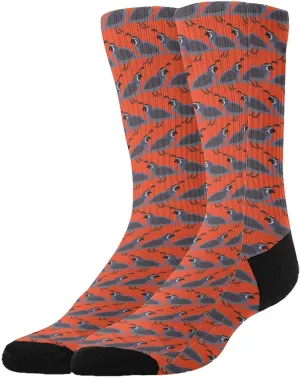 AMRANDOM Men's Cushioned Athletic Socks Sport Running Hiking Socks Soccer Socks