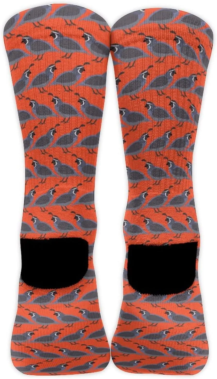 AMRANDOM Men's Cushioned Athletic Socks Sport Running Hiking Socks Soccer Socks
