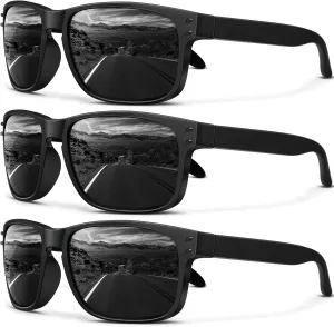 ANYLUV Mens Sunglasses Polarized, Retro Sunglasses for Men Women Square Style UV400 Protection for Driving