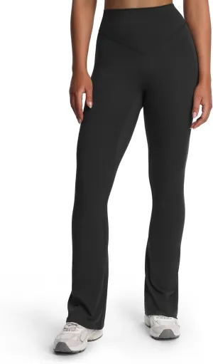 Aoxjox Workout Breeze Flares Leggings for Women High Waisted Tummy Control Buttery Soft Wide Leg Yoga Pants 32"