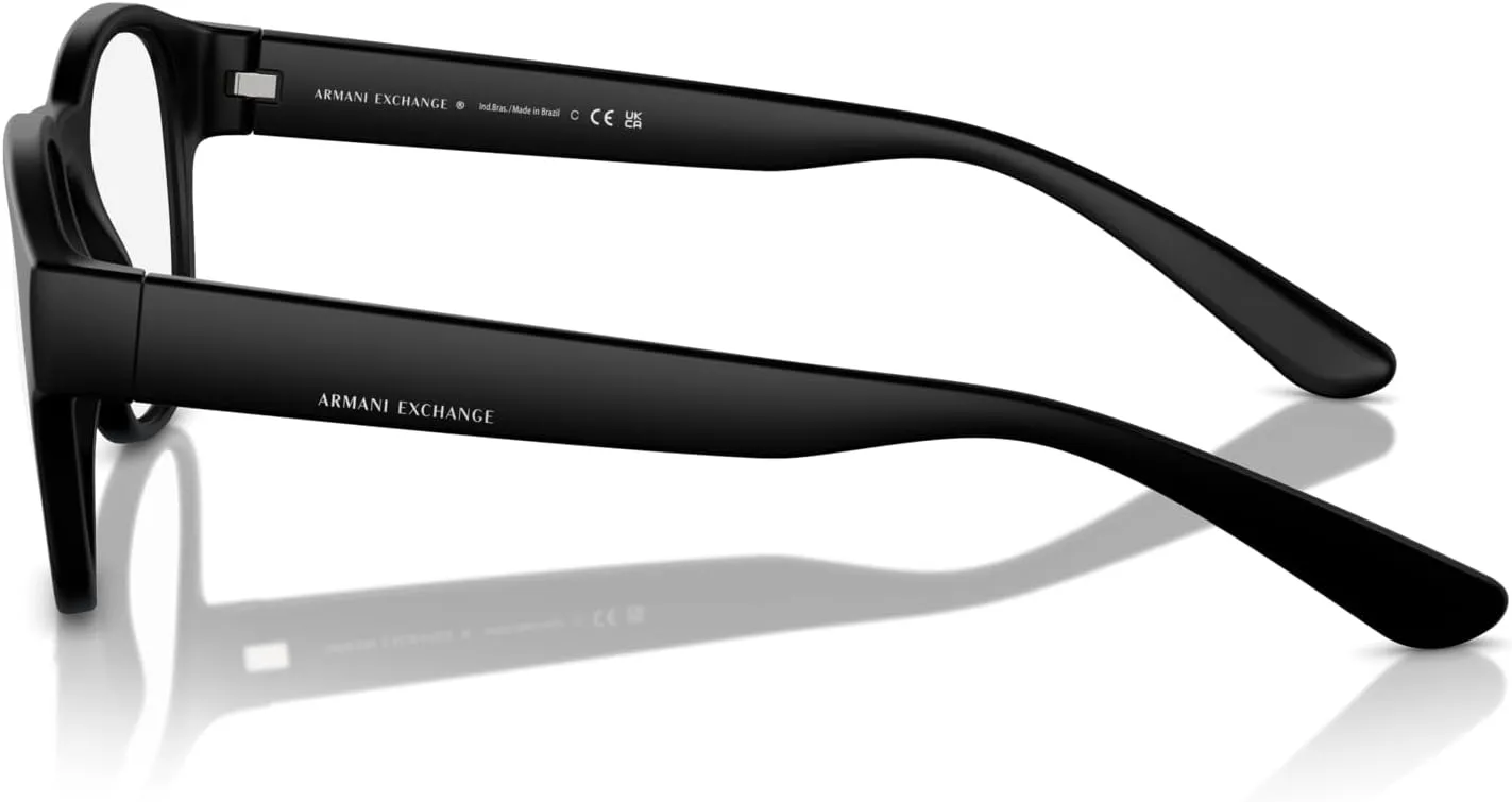 Armani Exchange Men's Ax3110 Round Prescription Eyewear Frames