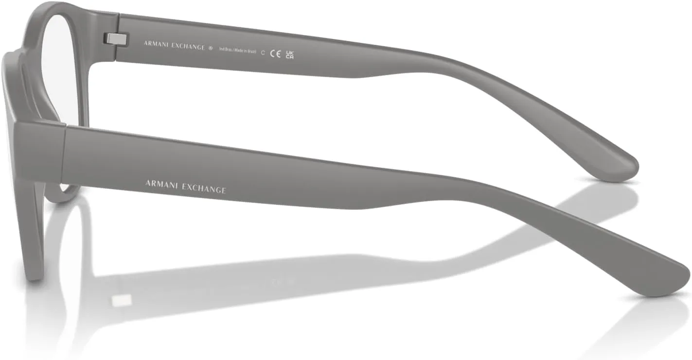 Armani Exchange Men's Ax3110 Round Prescription Eyewear Frames