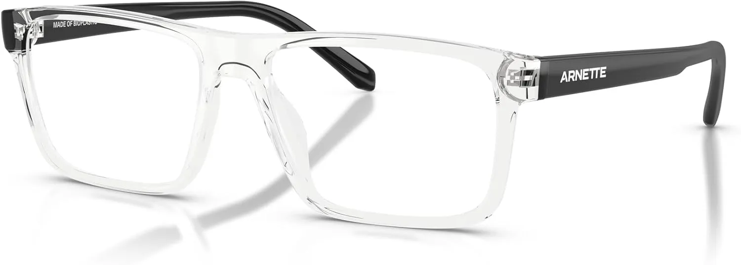 ARNETTE Men's An7251u Phamil Universal Fit Square Prescription Eyewear Frames