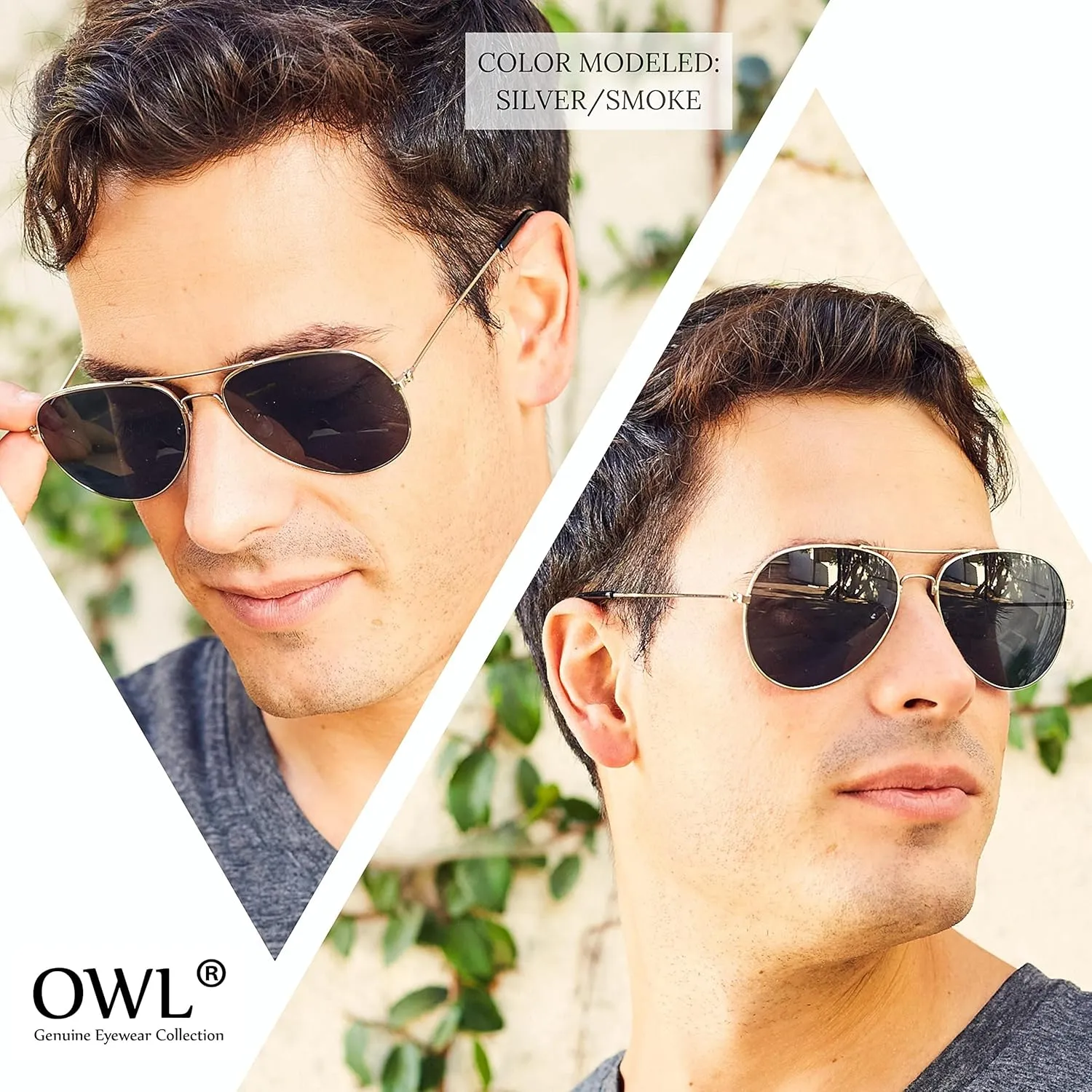 Aviator Style Fashion Sunglasses Metal Frame Colored and Mirrored Lens UV Protection