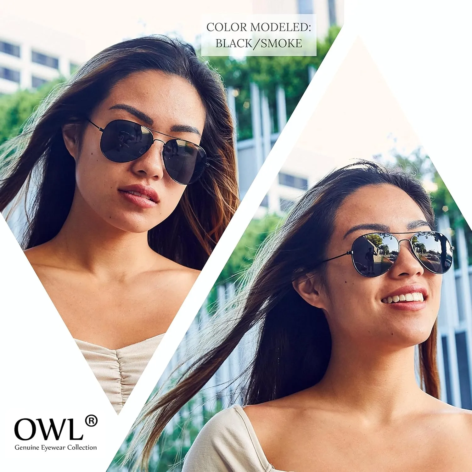 Aviator Style Fashion Sunglasses Metal Frame Colored and Mirrored Lens UV Protection