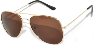 Aviator Style Fashion Sunglasses Metal Frame Colored and Mirrored Lens UV Protection
