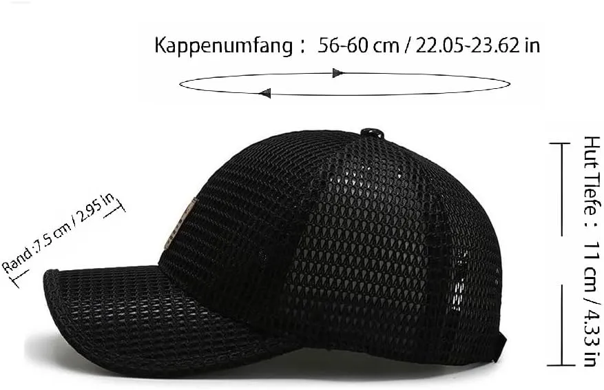 Baseball Cap - Summer Outdoor Casual Baseball Cap Sunscreen Fishing Hat Trucker Hat Mesh Baseball Cap