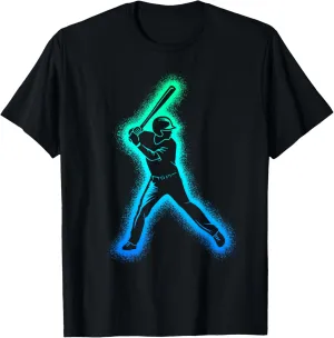 Baseball Player Kids Men Boys Baseball T-Shirt