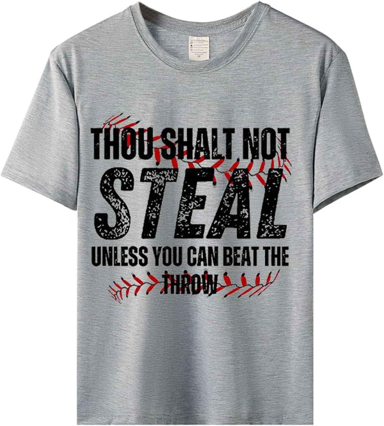 Baseball Shirt Women Thou Shall Not Steal Unless You Can Beat The Throw Tee Letter Shirts Short Sleeve T Shirt