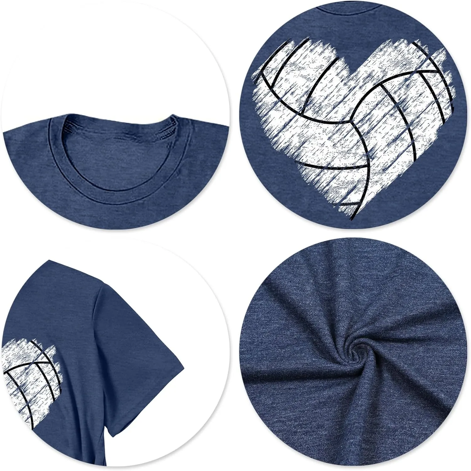 Baseball T Shirts for Women Baseball Mom Shirt Tee Funny Baseball Heart Graphic Casual Baseball Lover Gifts