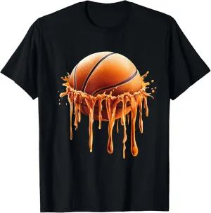 Basketball Drip Graphic T-Shirt