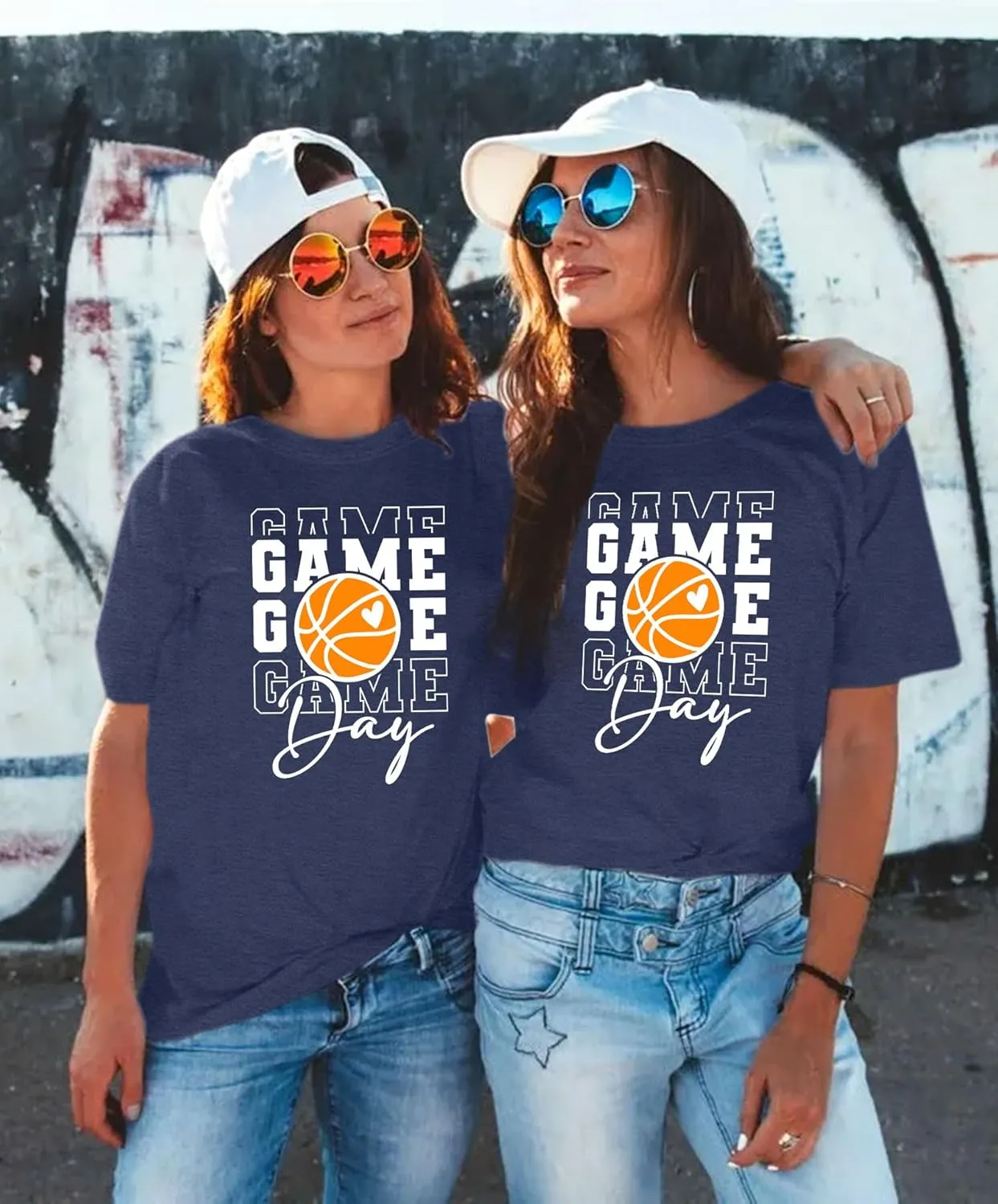 Basketball Mom Shirt Game Day Shirts Basketball Graphic Tshirts Basketball Lover Gifts Tops