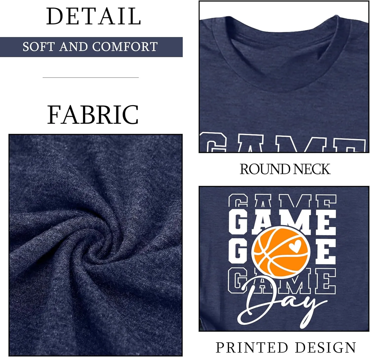 Basketball Mom Shirt Game Day Shirts Basketball Graphic Tshirts Basketball Lover Gifts Tops