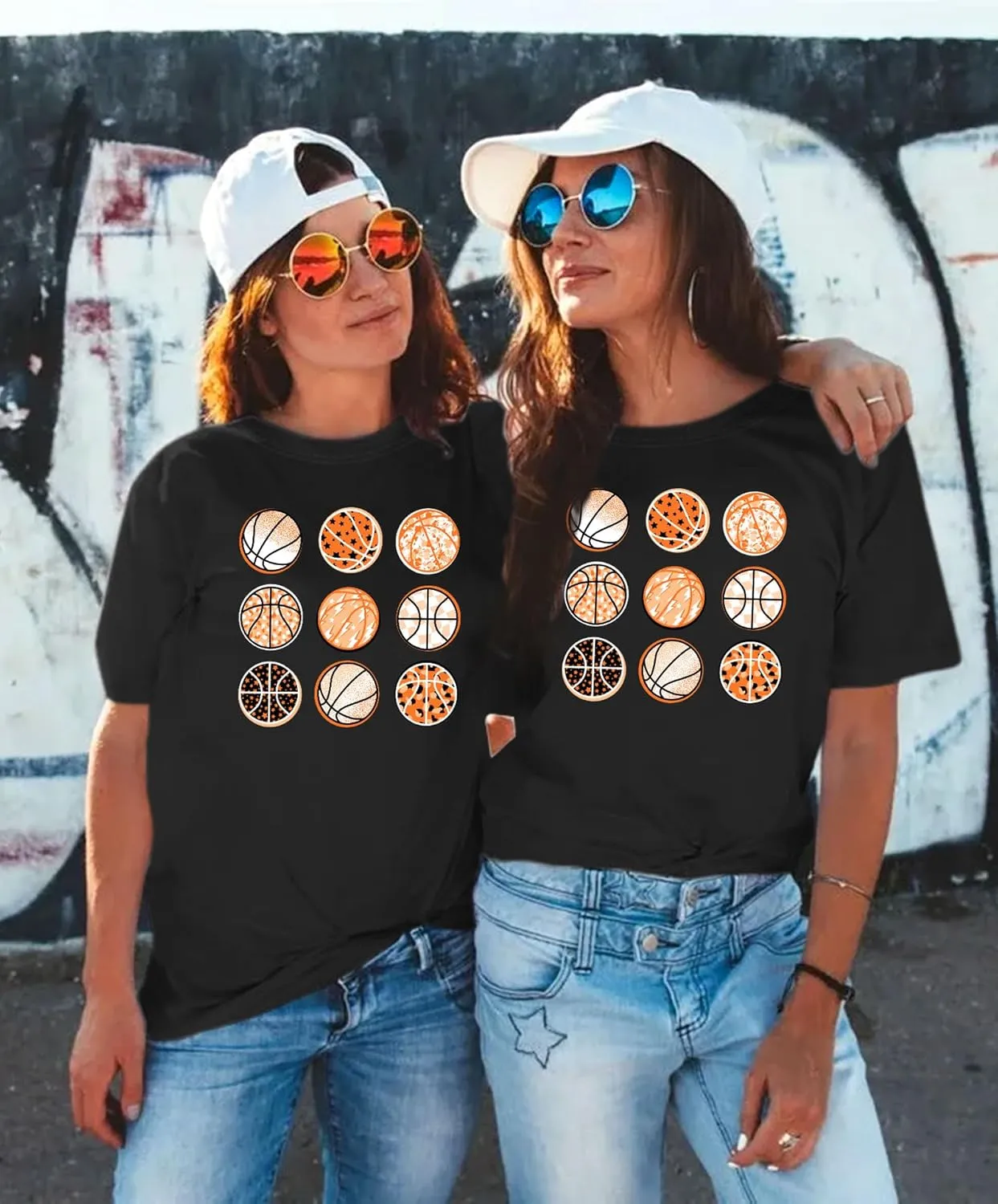 Basketball Mom Shirt Game Day Shirts Basketball Graphic Tshirts Basketball Lover Gifts Tops