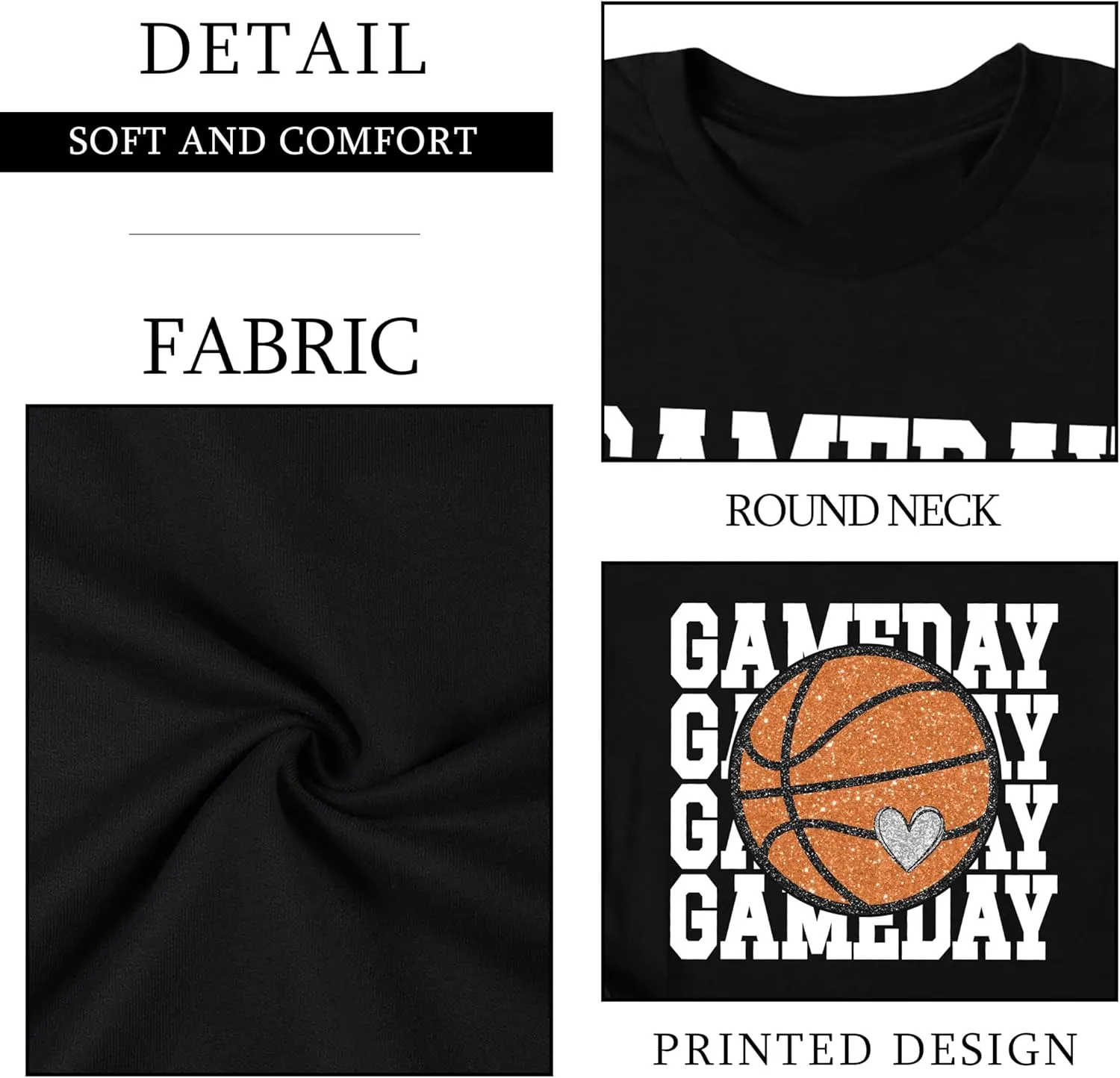 Basketball Mom Shirt Game Day Shirts Basketball Graphic Tshirts Basketball Lover Gifts Tops