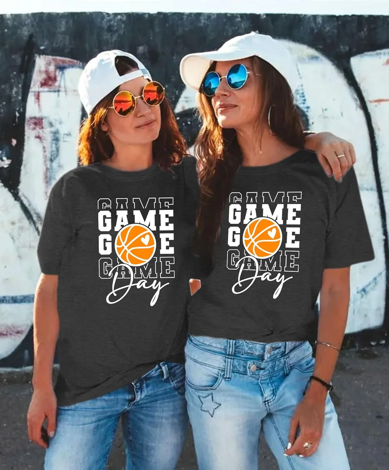 Basketball Mom Shirt Game Day Shirts Basketball Graphic Tshirts Basketball Lover Gifts Tops