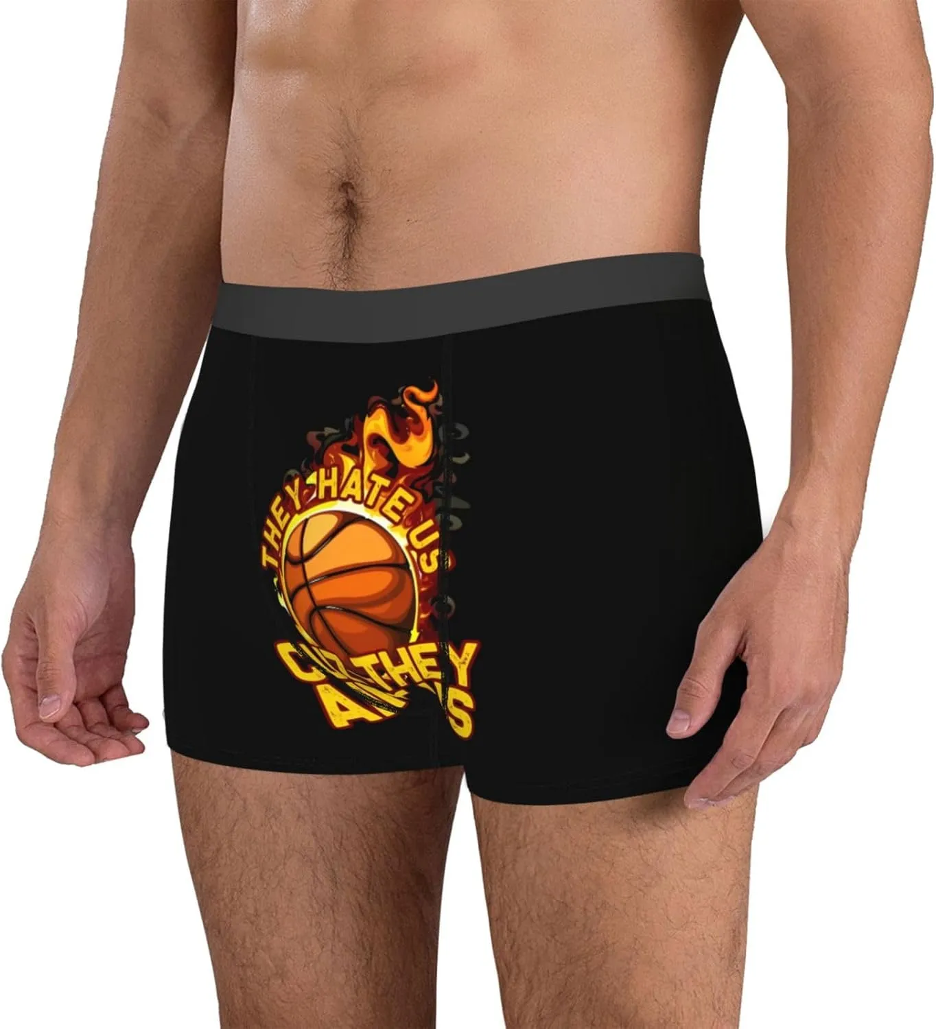 Basketball Player Girls Funny Basketball Lover Sport Basketball Men's Boxer Briefs Stretch Underwear Trunk Underwear