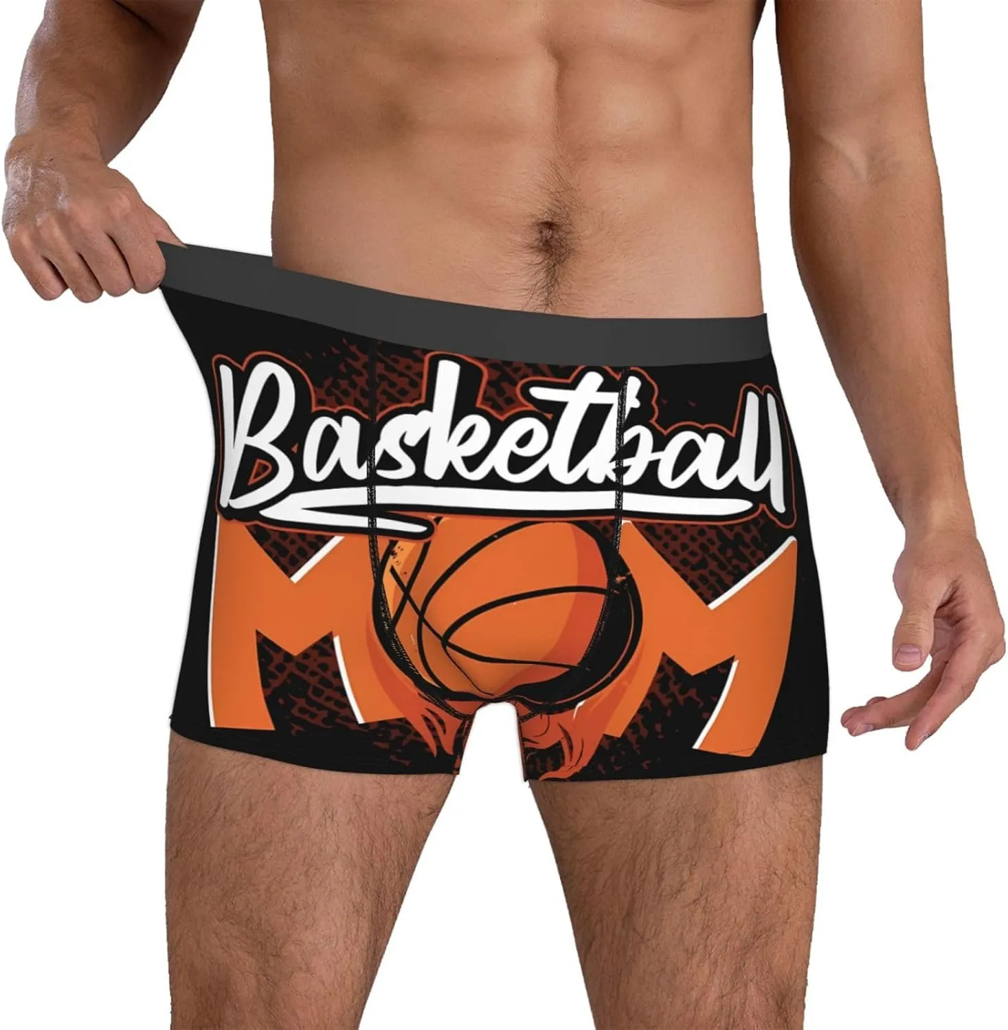 Basketball Player Girls Funny Basketball Lover Sport Basketball Men's Boxer Briefs Stretch Underwear Trunk Underwear