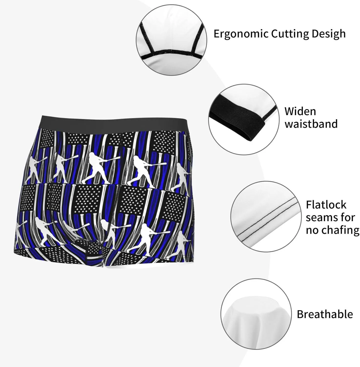 Basketball Player Girls Funny Basketball Lover Sport Basketball Men's Boxer Briefs Stretch Underwear Trunk Underwear
