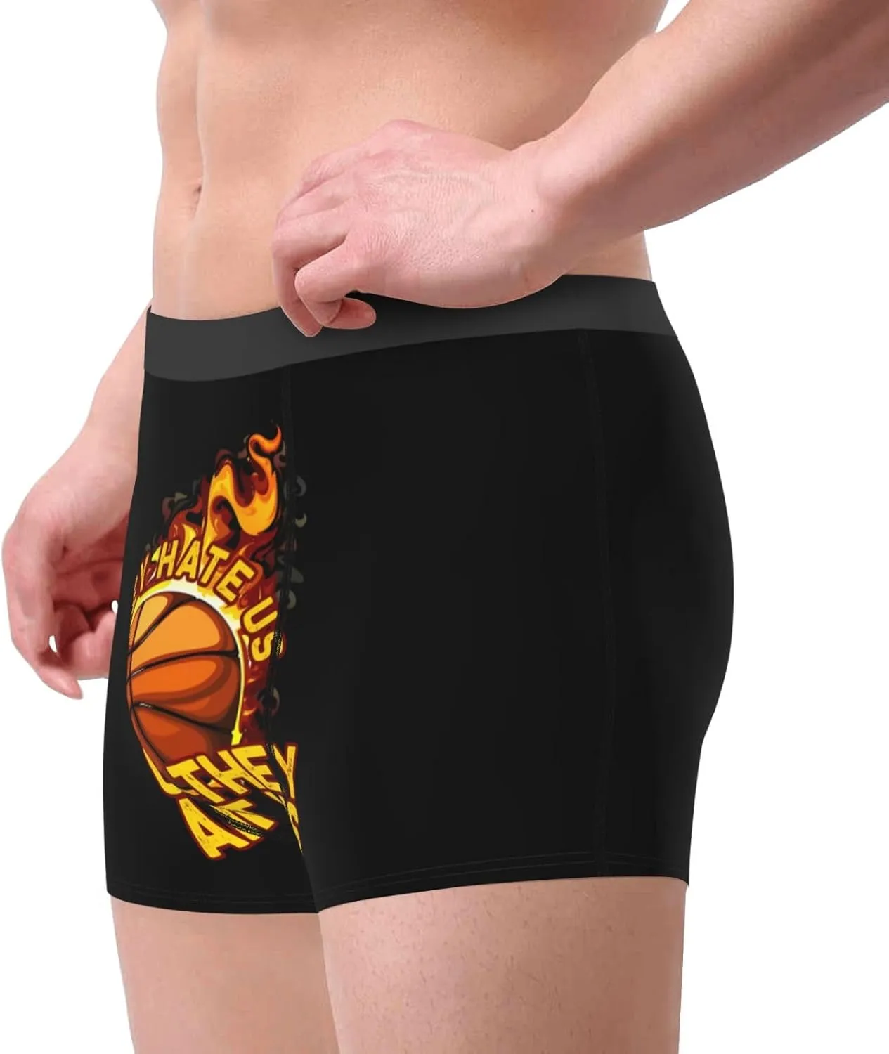 Basketball Player Girls Funny Basketball Lover Sport Basketball Men's Boxer Briefs Stretch Underwear Trunk Underwear