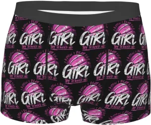 Basketball Player Girls Funny Basketball Lover Sport Basketball Men's Boxer Briefs Stretch Underwear Trunk Underwear