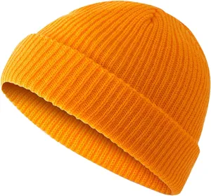 Beanie for Men Women Cuffed Thick Knitted Unisex Winter Hat Beanies Skull Cap Winter Beanie Hat for Women