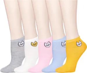 Benefeet Sox Cute Ankle Socks for Women Girls Patterned Low Cut Cotton Casual Socks Fun Colorful Summer Short Sock