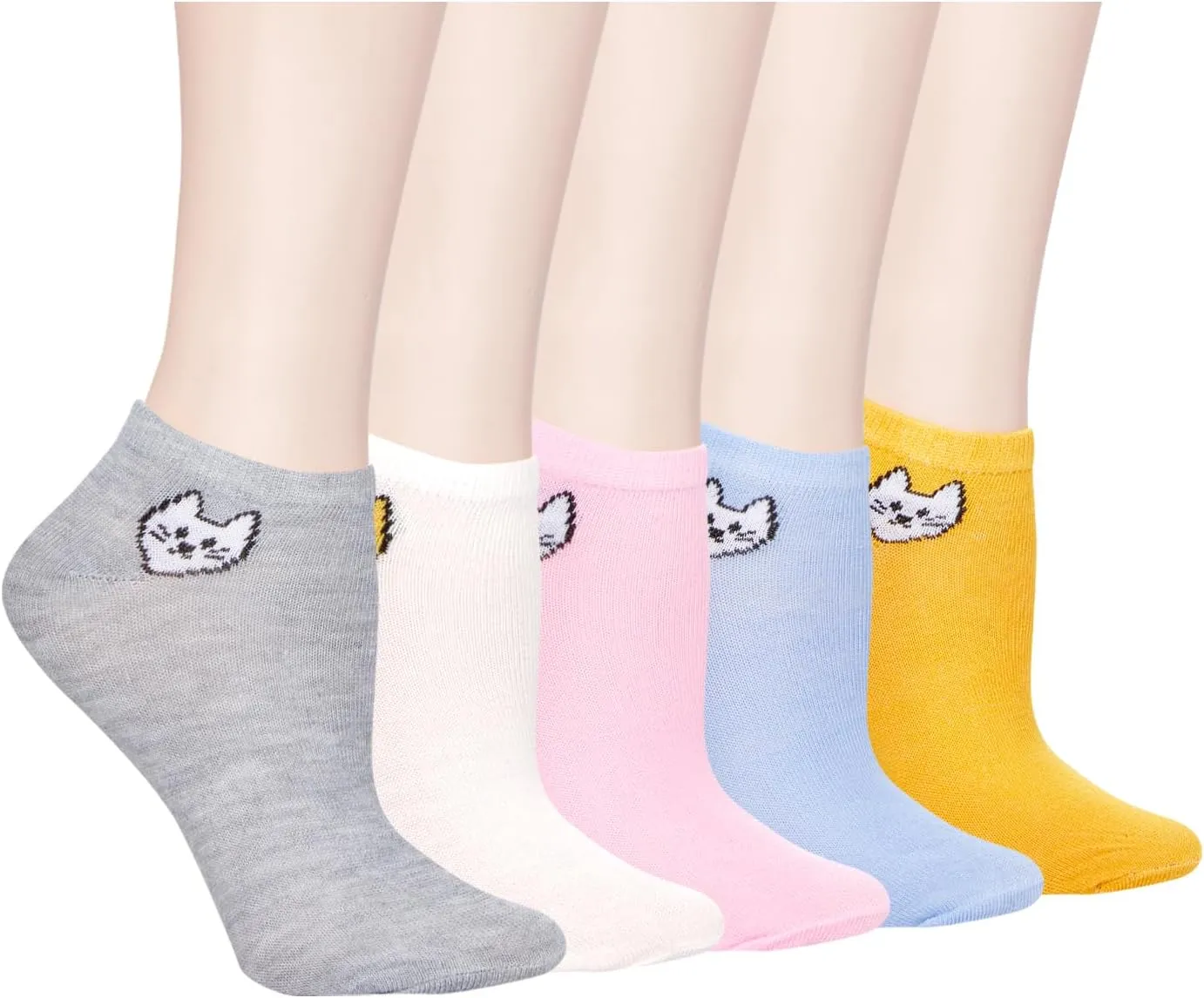 Benefeet Sox Cute Ankle Socks for Women Girls Patterned Low Cut Cotton Casual Socks Fun Colorful Summer Short Sock