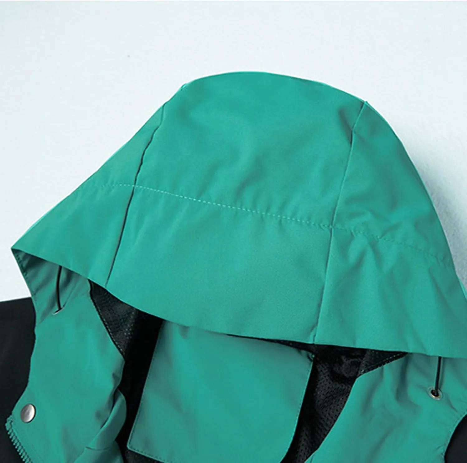 Bidobibo Womens Rain Jacket with Hood Lightweight Mountaineering Suit Trench Coat Windbreaker Raincoats for Women Plus Size