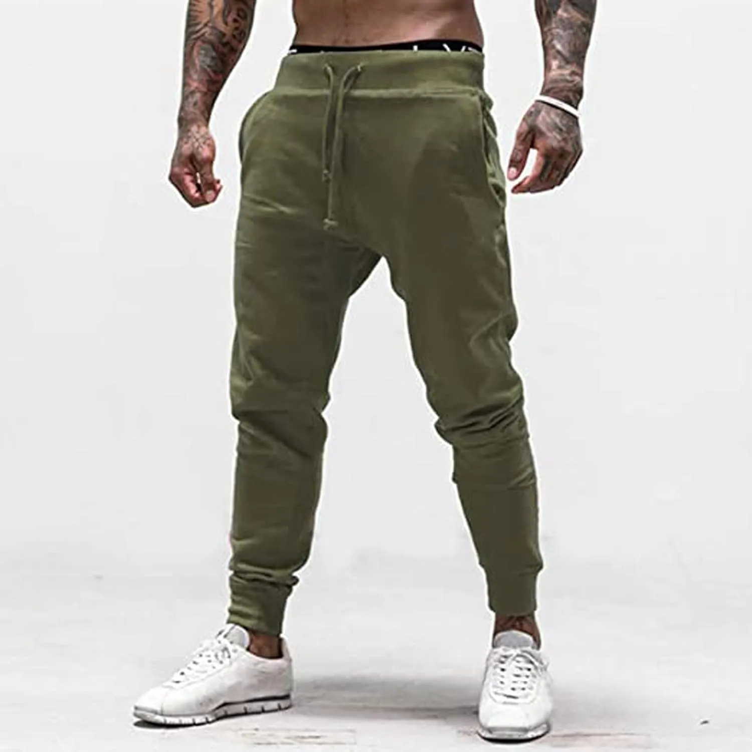 Big and Tall Sweatpants for Men Casual Jogging Trousers Lightweight Hiking Work Pants Outdoor Pant Blue Striped Cargo
